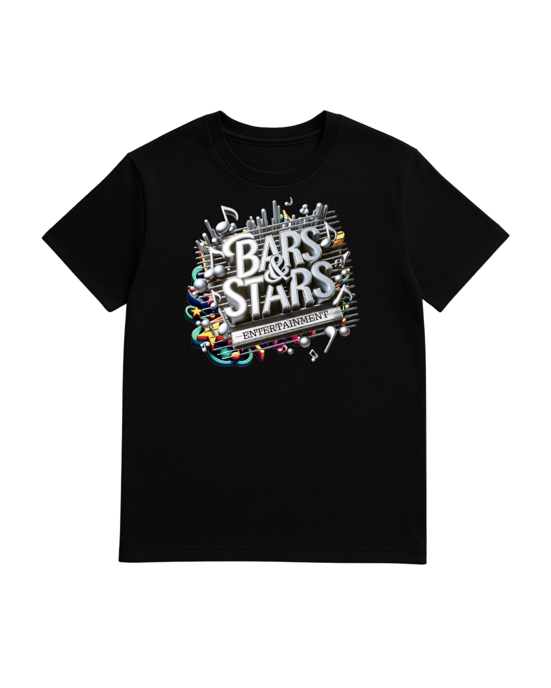 Bars and Stars Platinum Logo T-Shirt