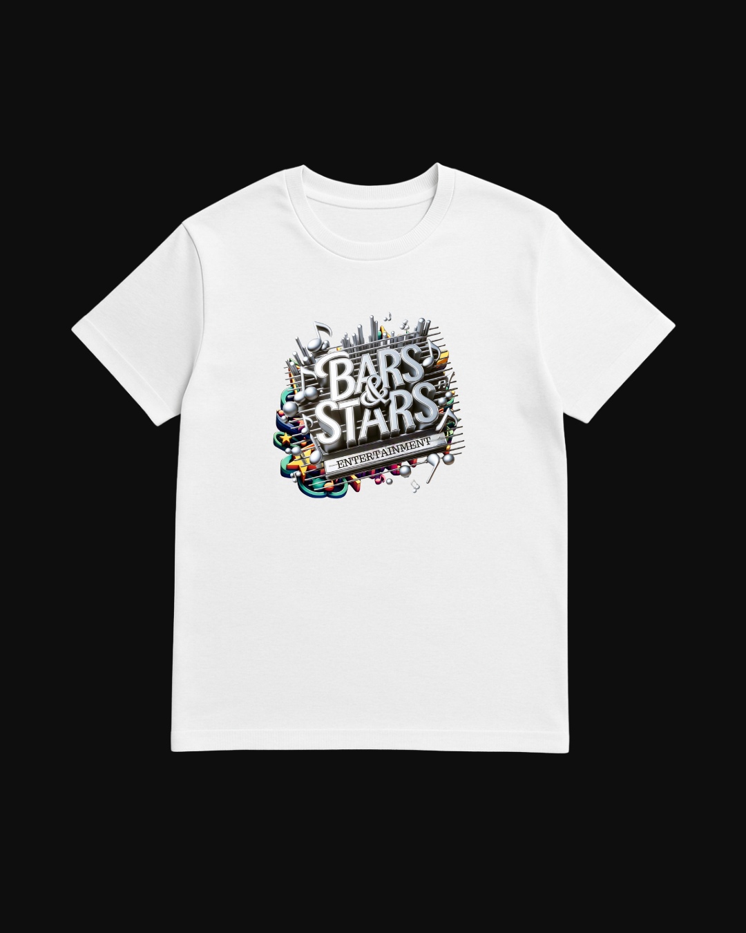 Bars and Stars Platinum Logo T-Shirt